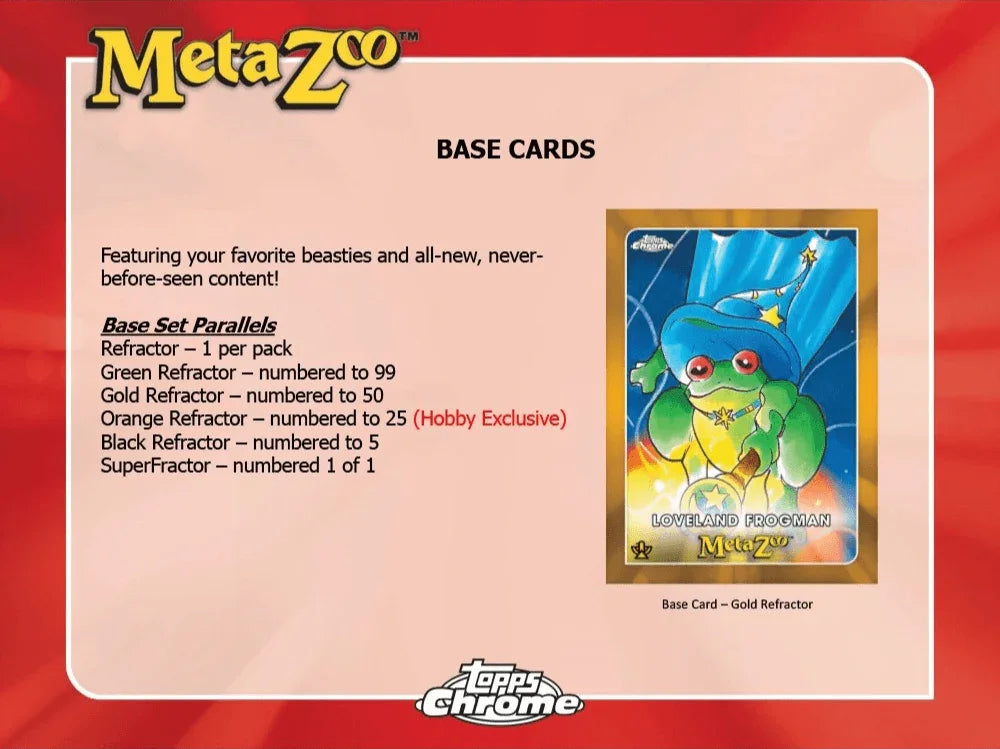 Topps - 2022 Chrome MetaZoo - Hobby Box