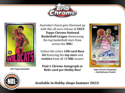 Topps - 2022/23 Chrome National Basketball League (NBL) - Hobby Box