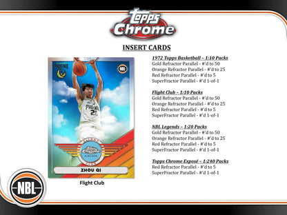 Topps - 2022/23 Chrome National Basketball League (NBL) - Hobby Box
