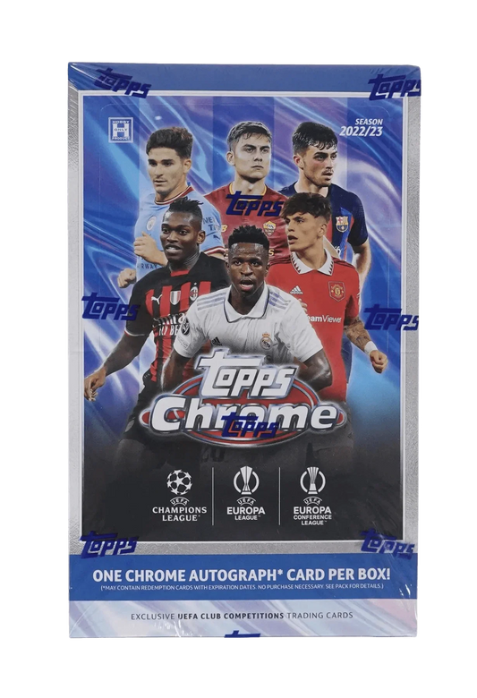 Topps - 2022/23 Chrome UEFA Competitions Football (Soccer) - Hobby Box