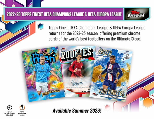 Topps - 2022/23 Finest UEFA Champions League and Europa League Football (Soccer) - Hobby Box