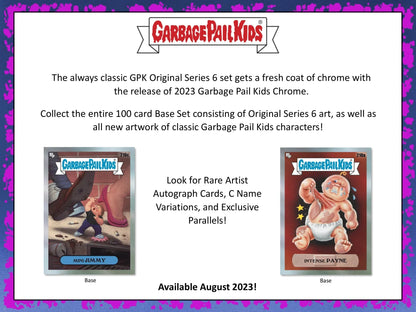 Topps - 2023 Chrome Garbage Pail Kids - Hobby Box