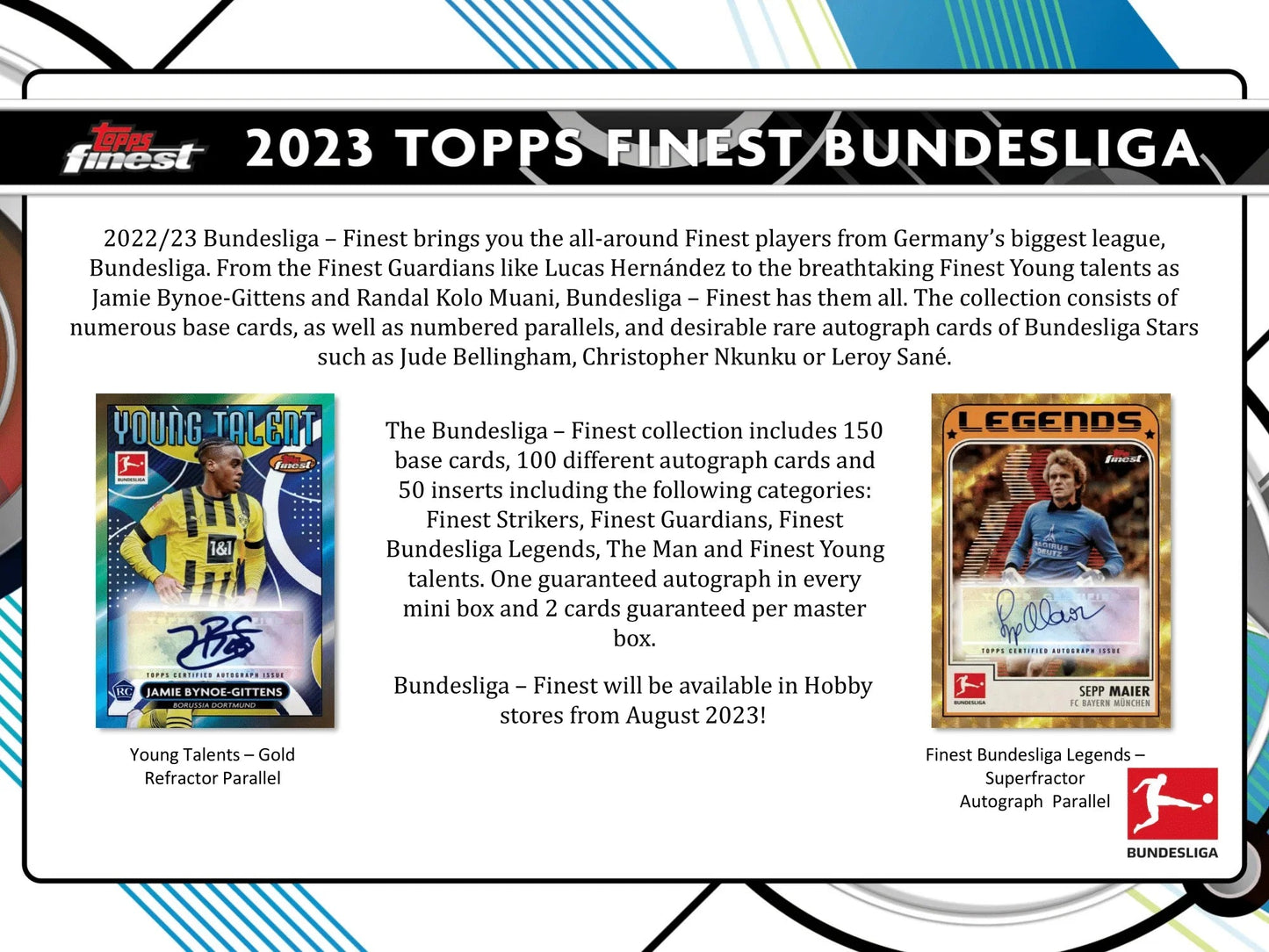 Topps - 2023 Finest Bundesliga Football (Soccer) - Hobby Box