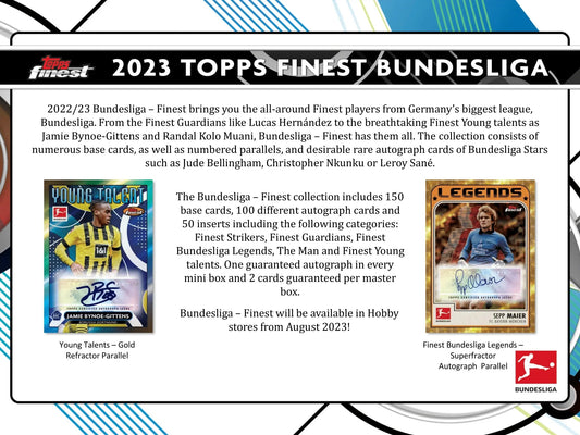 Topps - 2023 Finest Bundesliga Football (Soccer) - Hobby Box