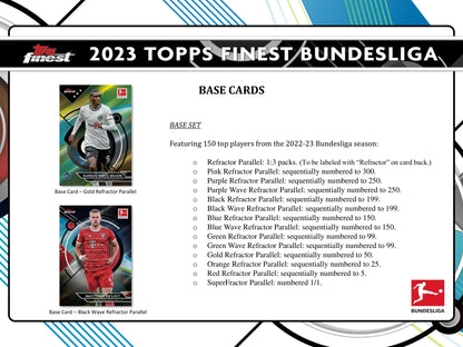 Topps - 2023 Finest Bundesliga Football (Soccer) - Hobby Box