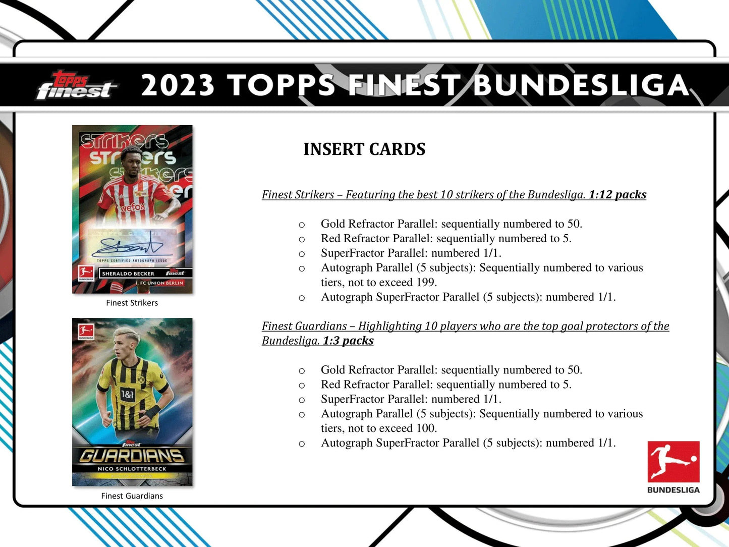 Topps - 2023 Finest Bundesliga Football (Soccer) - Hobby Box
