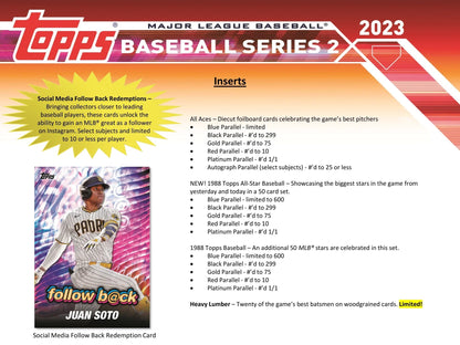 Topps - 2023 Series 2 Baseball (MLB) - Retail Box