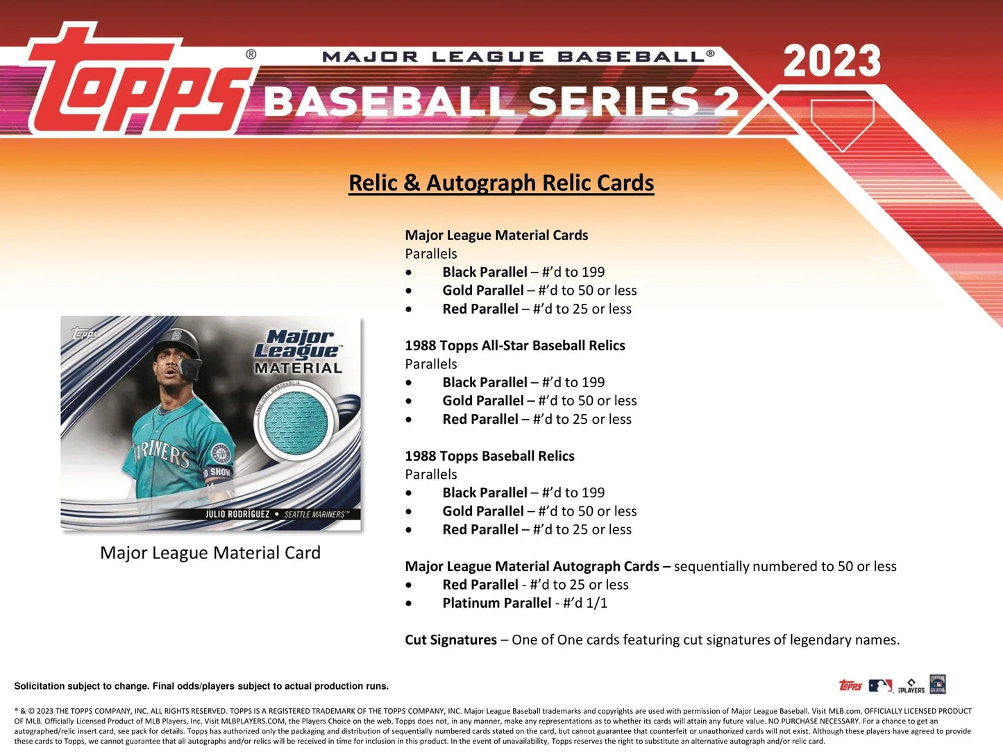 Topps - 2023 Series 2 Baseball (MLB) - Retail Box